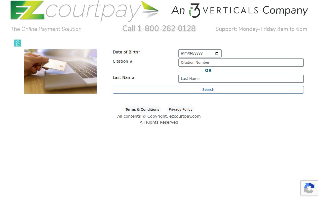 Hoschton docket search EZCourtPay fields